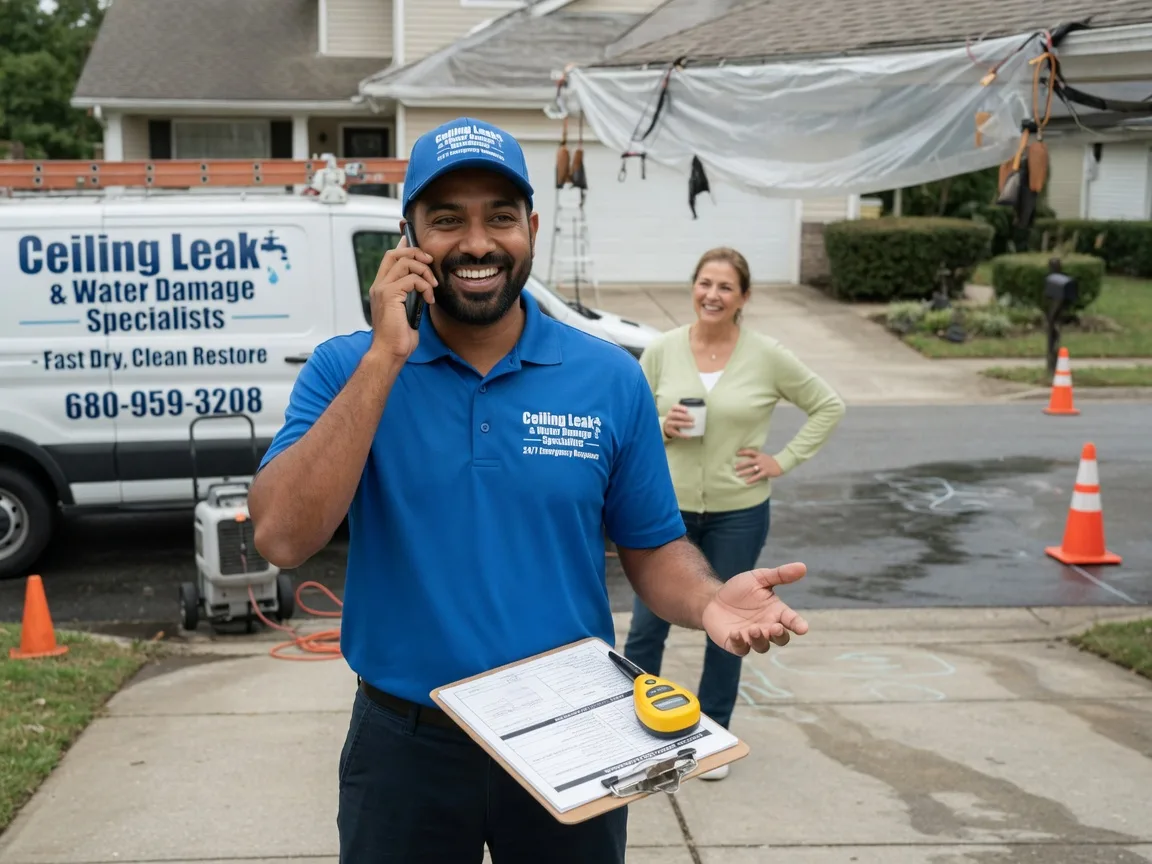 Ceiling Leak Cleanup Pike Road, AL FAQs